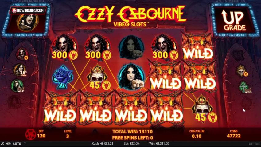 Ozzy şimdi de slot makinesinde