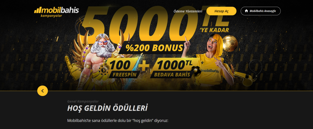Mobilbahis'ten 5000 TL Üyelik Bonusu ve 1000 TL Bedava Bahis