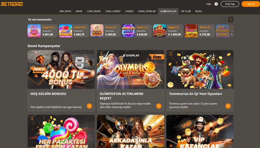 betroad casino kampanyalarıve promosyonları